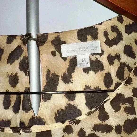 Women's Charming Charlie Dress, M, Brown leopard - Picture 2 of 11